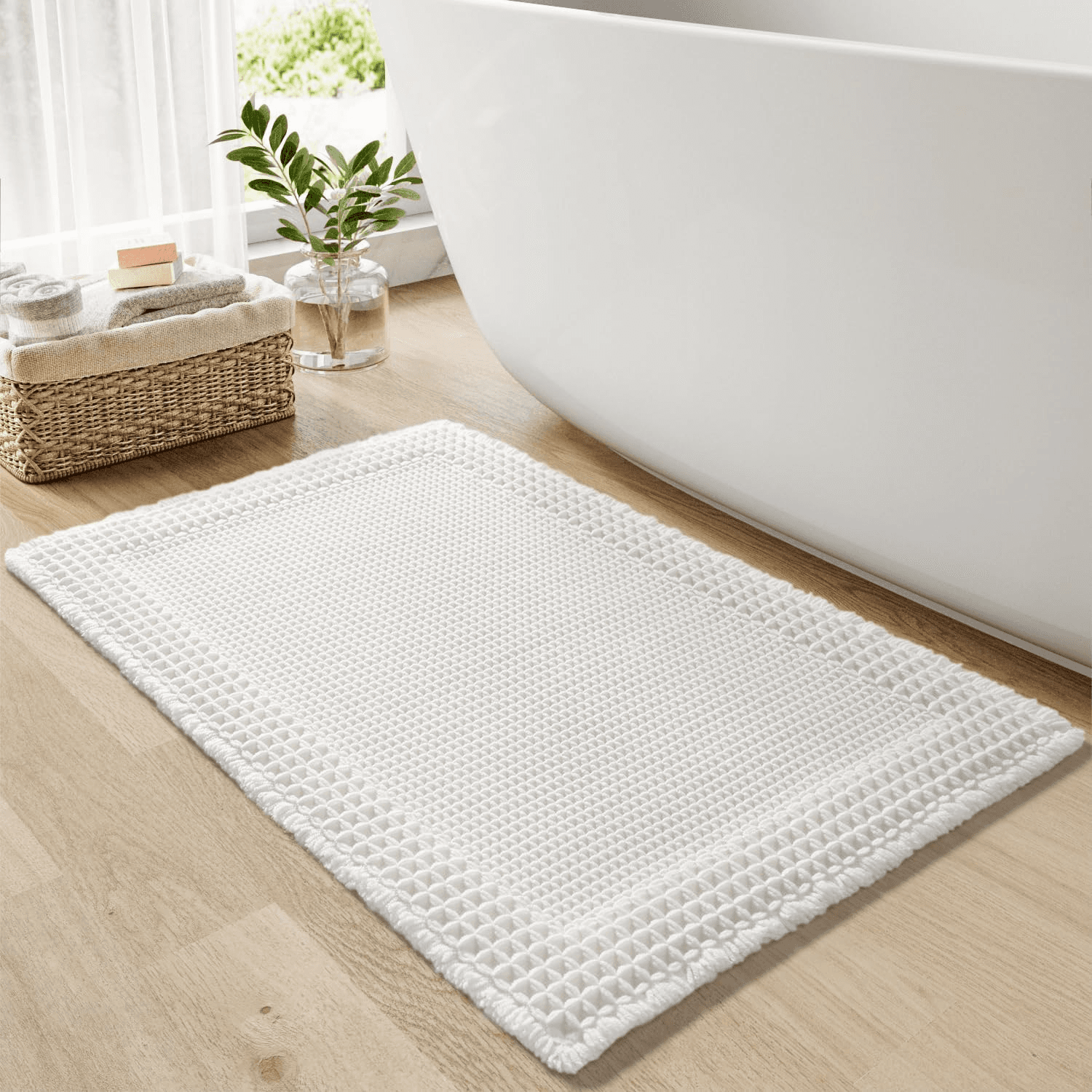 Luxury Waffle Weave Bath Mat GSM(700-1200)