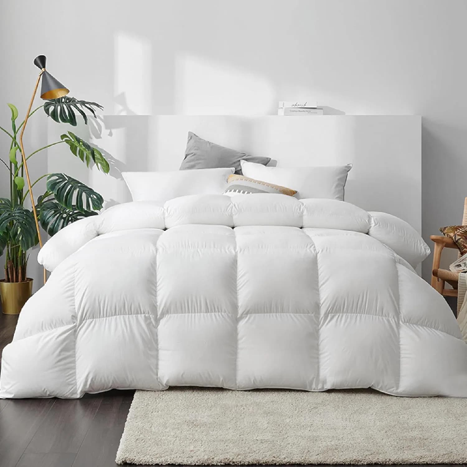 Natural Goose Down Comforter & Covers GSM(150-400),TC(300-1000)